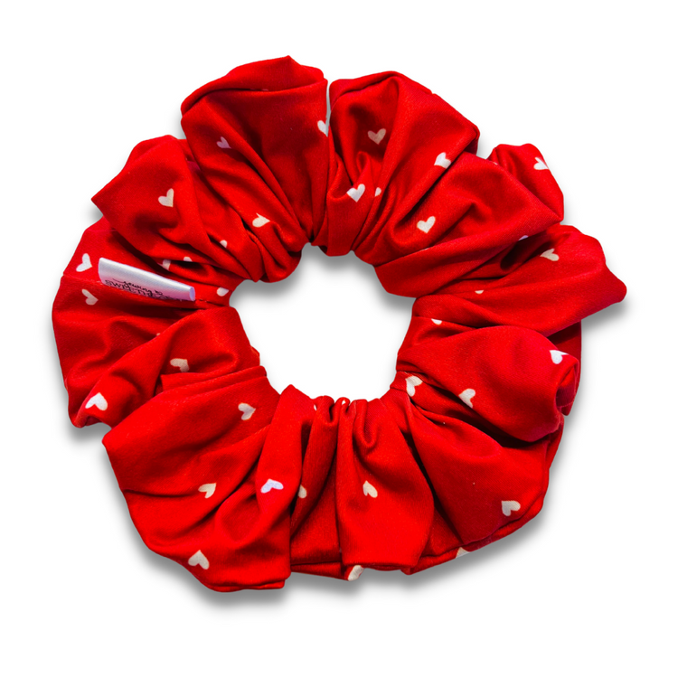 Red Hearts Scrunchie  Sewing Sweethearts   
