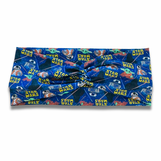 Galaxy Wars Sweetheart Headband (or removable tie option) Sewing Sweethearts Sweetheart