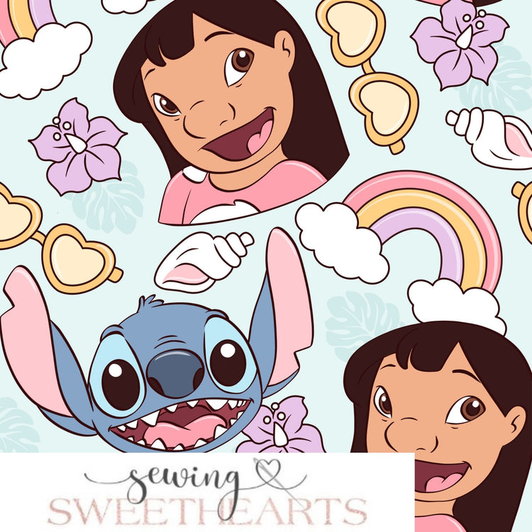 Blue Alien & Friend Minky Blanket PREORDER (~4 weeks before shipping) Sewing Sweethearts
