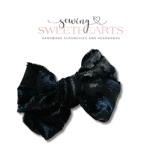 Black Velvet Bow  Sewing Sweethearts   