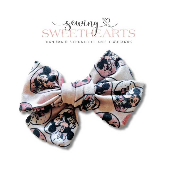 Mouse Hearts Bow  Sewing Sweethearts   