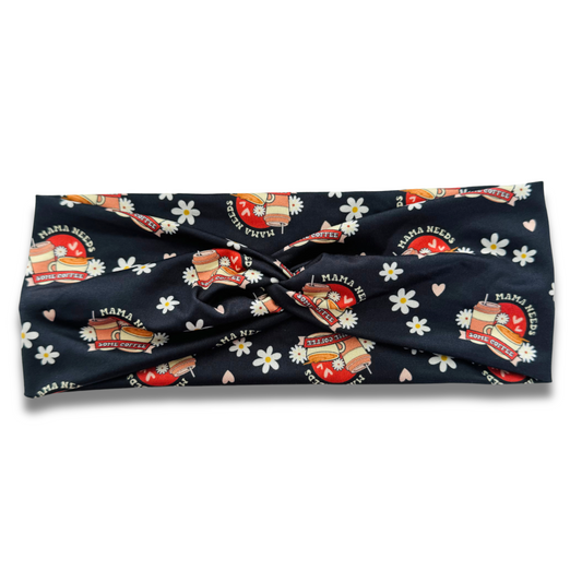 Mama Needs Some Coffee Sweetheart (or removable tie option)  Sewing Sweethearts Sweetheart  