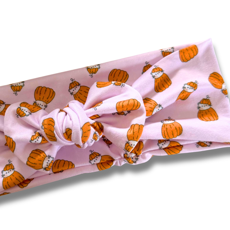 Pumpkin Cats Sweetie Headband Sewing Sweethearts