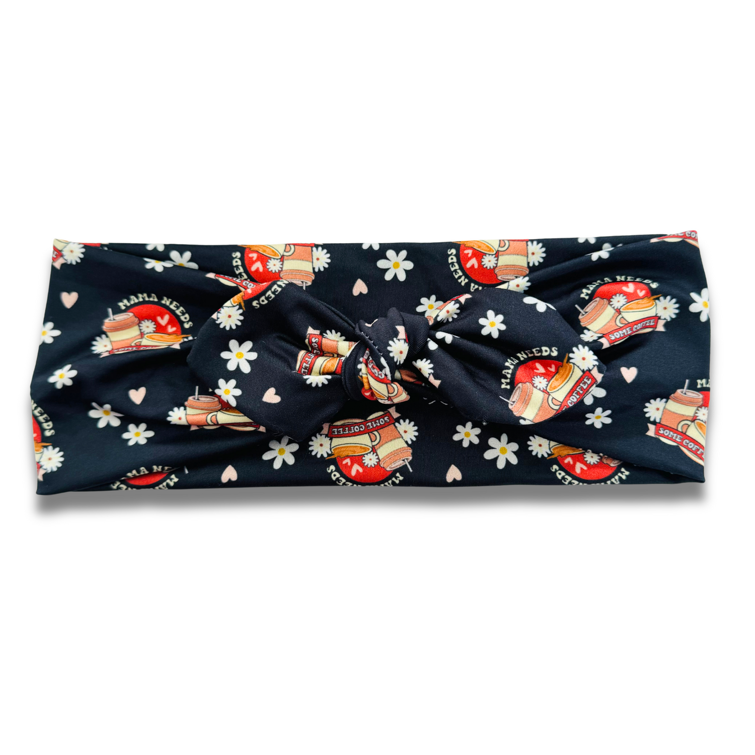 Mama Needs Some Coffee Sweetheart (or removable tie option)  Sewing Sweethearts Sweetheart with removable tie  