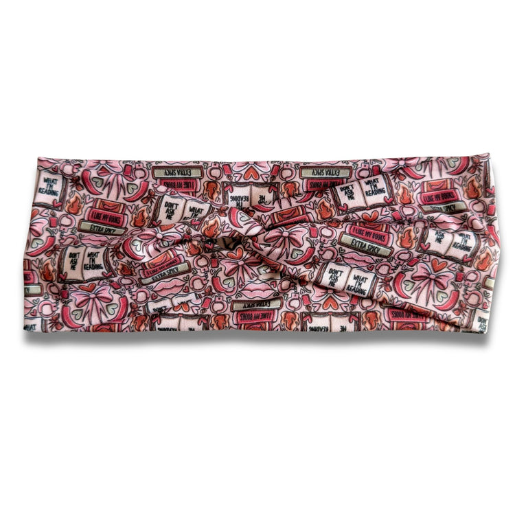 Don’t Ask Me What I’m Reading Sweetheart Headband (or removable tie option) Sewing Sweethearts Sweetheart