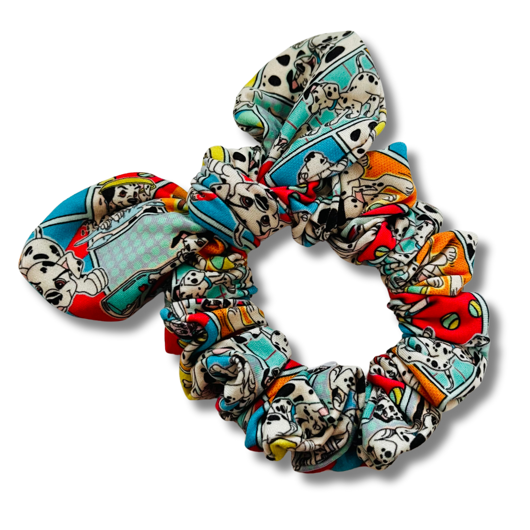 101 Dogs Bow Scrunchie  Sewing Sweethearts   