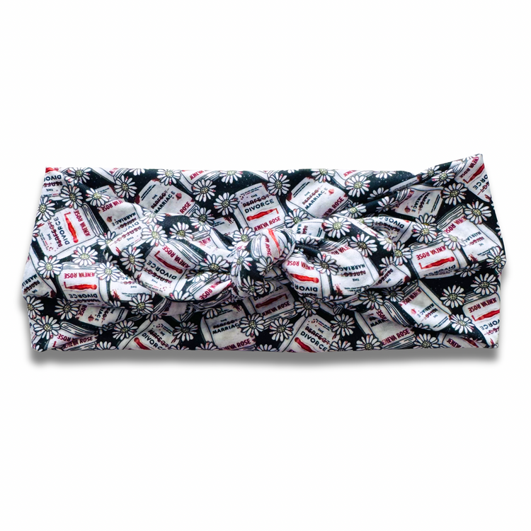 Marriage & Divorce Sweetheart Headband (or removable tie option) Sewing Sweethearts Sweetheart with Removable Tie