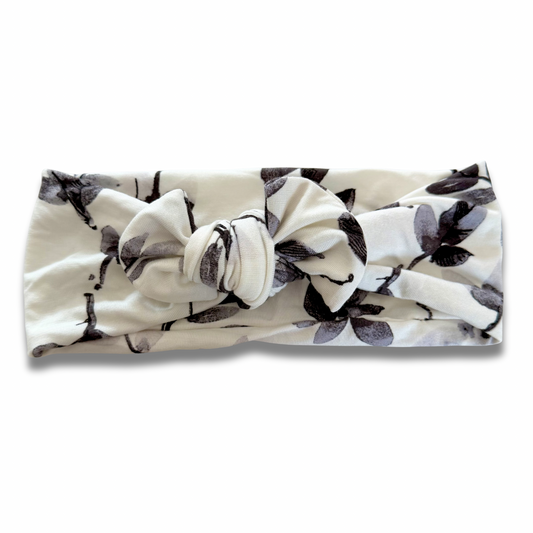 Black & White Garden Sweetie Headband Sewing Sweethearts