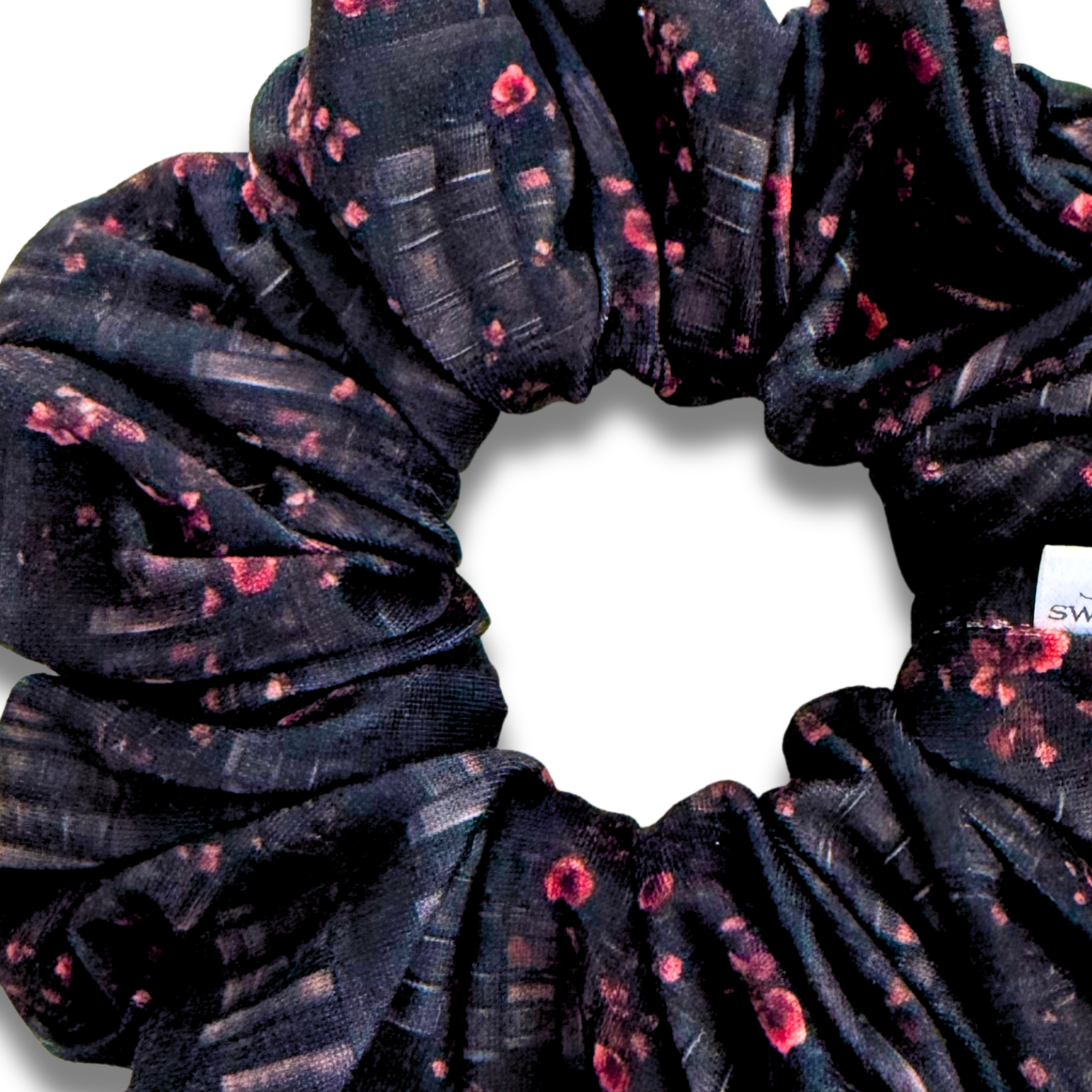 Dark Library Scrunchie Sewing Sweethearts
