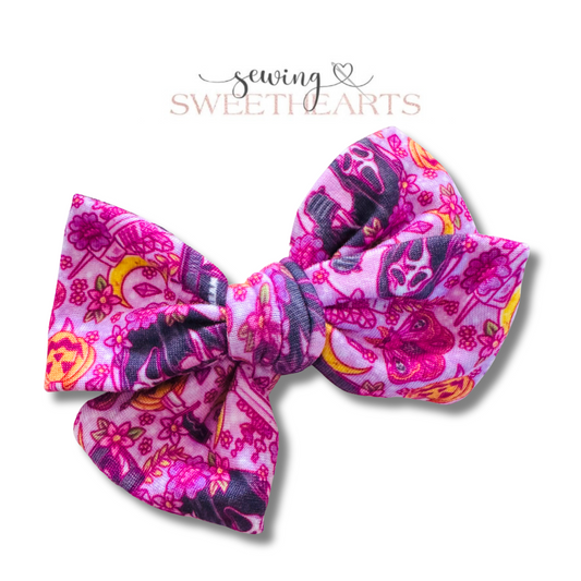 Scream Bow Sewing Sweethearts