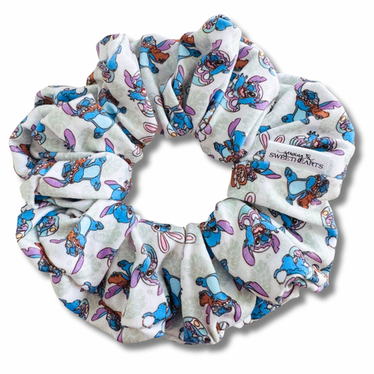 Blue Alien Easter Scrunchie Sewing Sweethearts