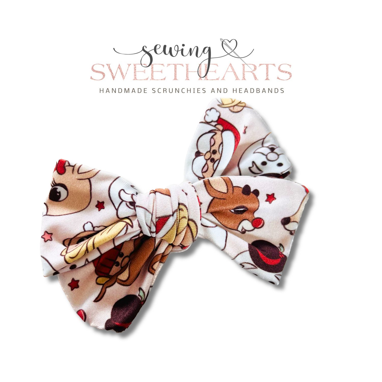 Classic Reindeer Bow Sweet Minis Sewing Sweethearts   
