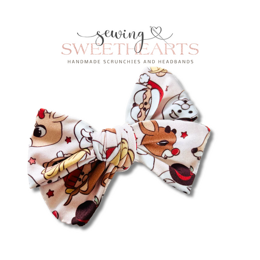 Classic Reindeer Bow Sweet Minis Sewing Sweethearts   