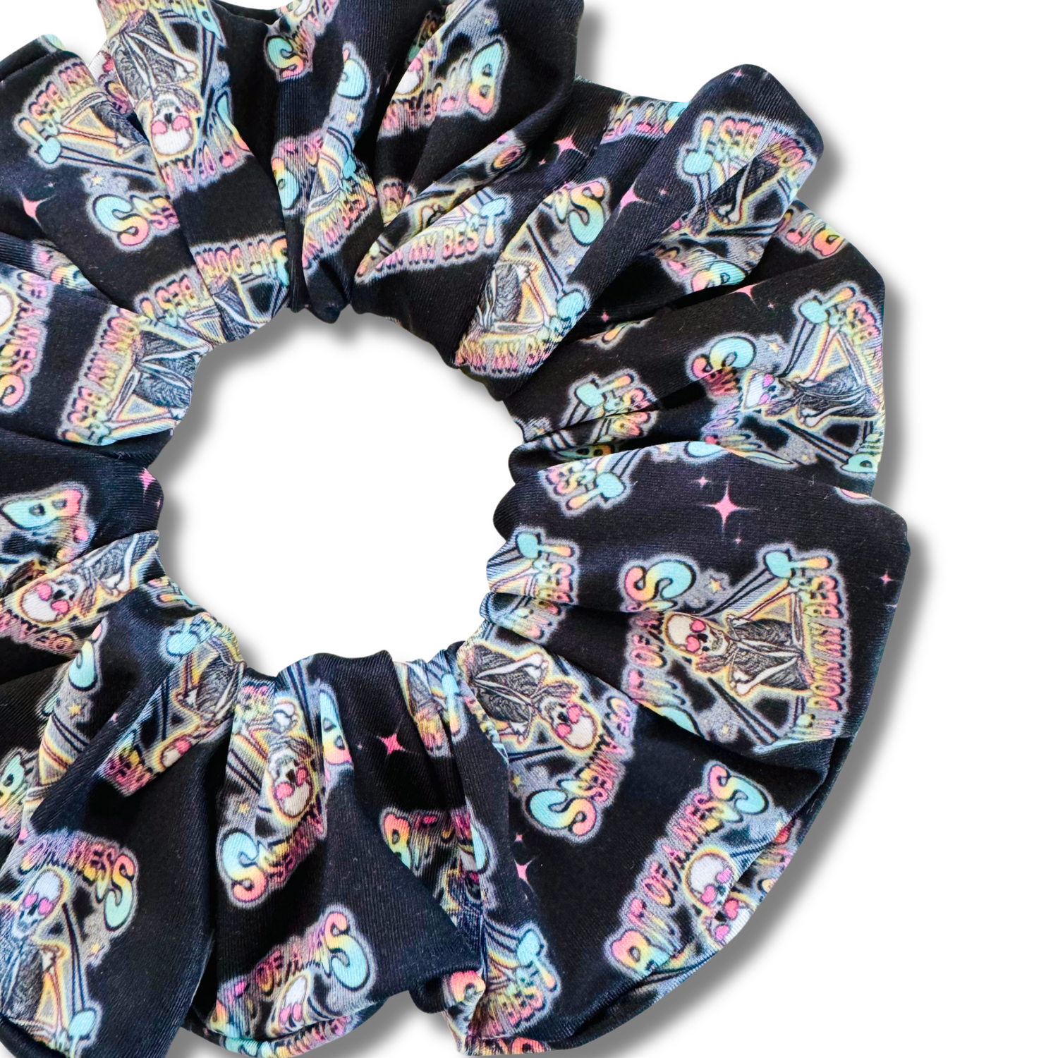 Bit of A Mess But Doin My Best Scrunchie  Sewing Sweethearts   