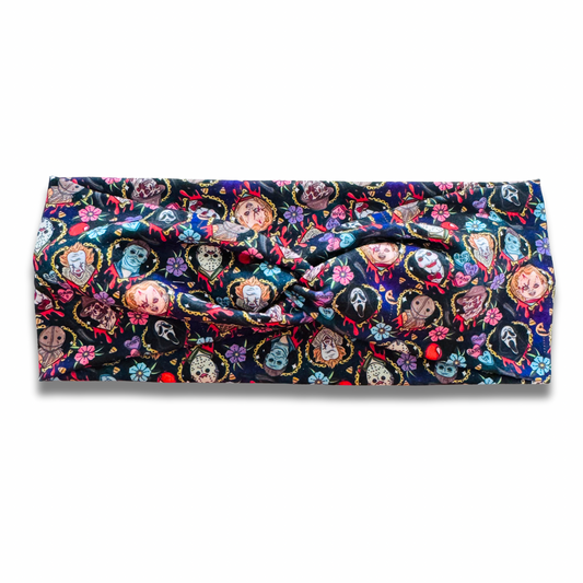Horror Guys Sweetheart Headband (or removable tie option) Sewing Sweethearts Sweetheart