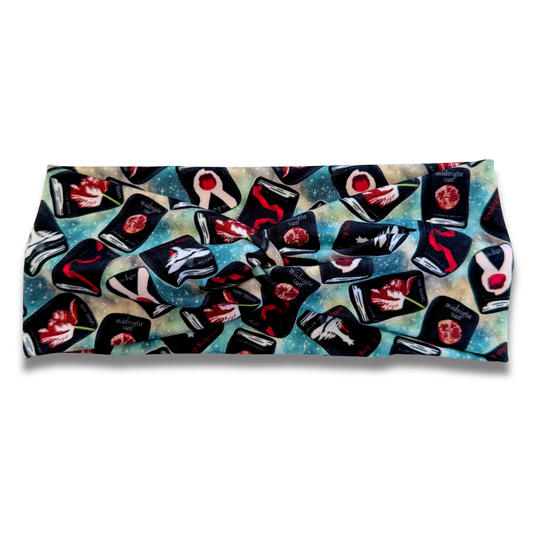Vampires Sweetheart Headband (or removable tie option) Sewing Sweethearts Sweetheart