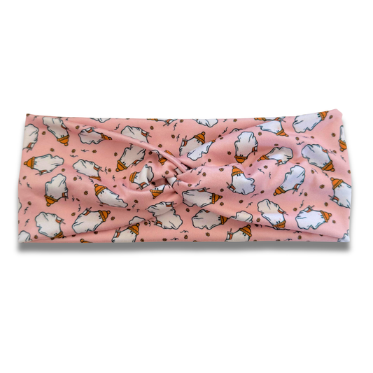 Latte Ghouls Sweetheart Headband (or removable tie option) Sewing Sweethearts Sweetheart