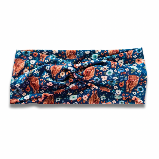 Highland Sweetheart Headband (or removable tie option) Sewing Sweethearts Sweetheart