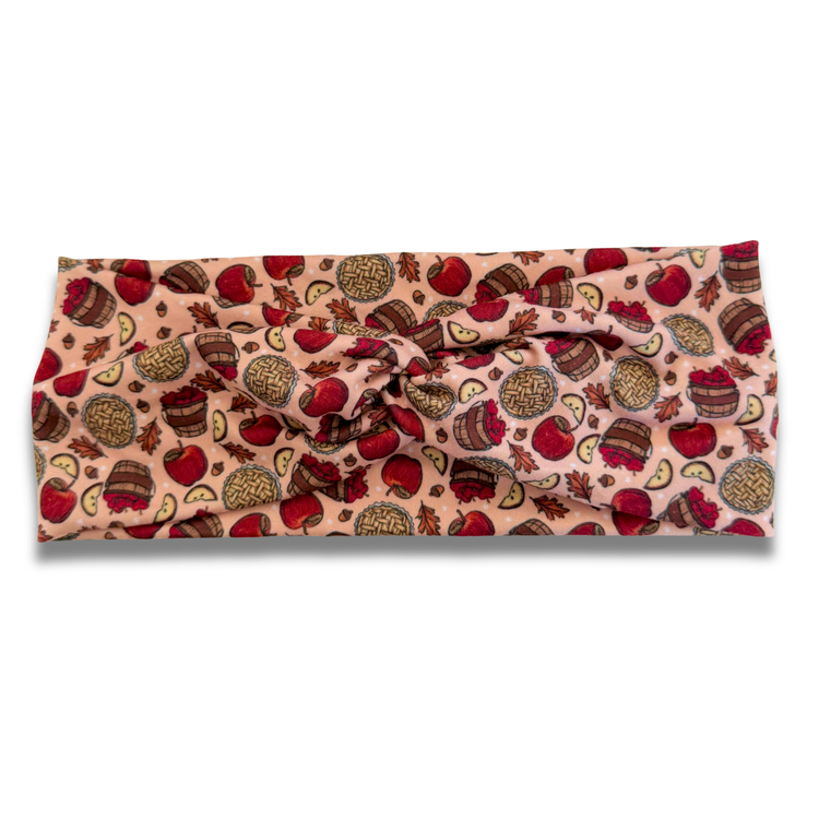 Apple Picking Sweetheart Headband (or removable tie option) Sewing Sweethearts Sweetheart