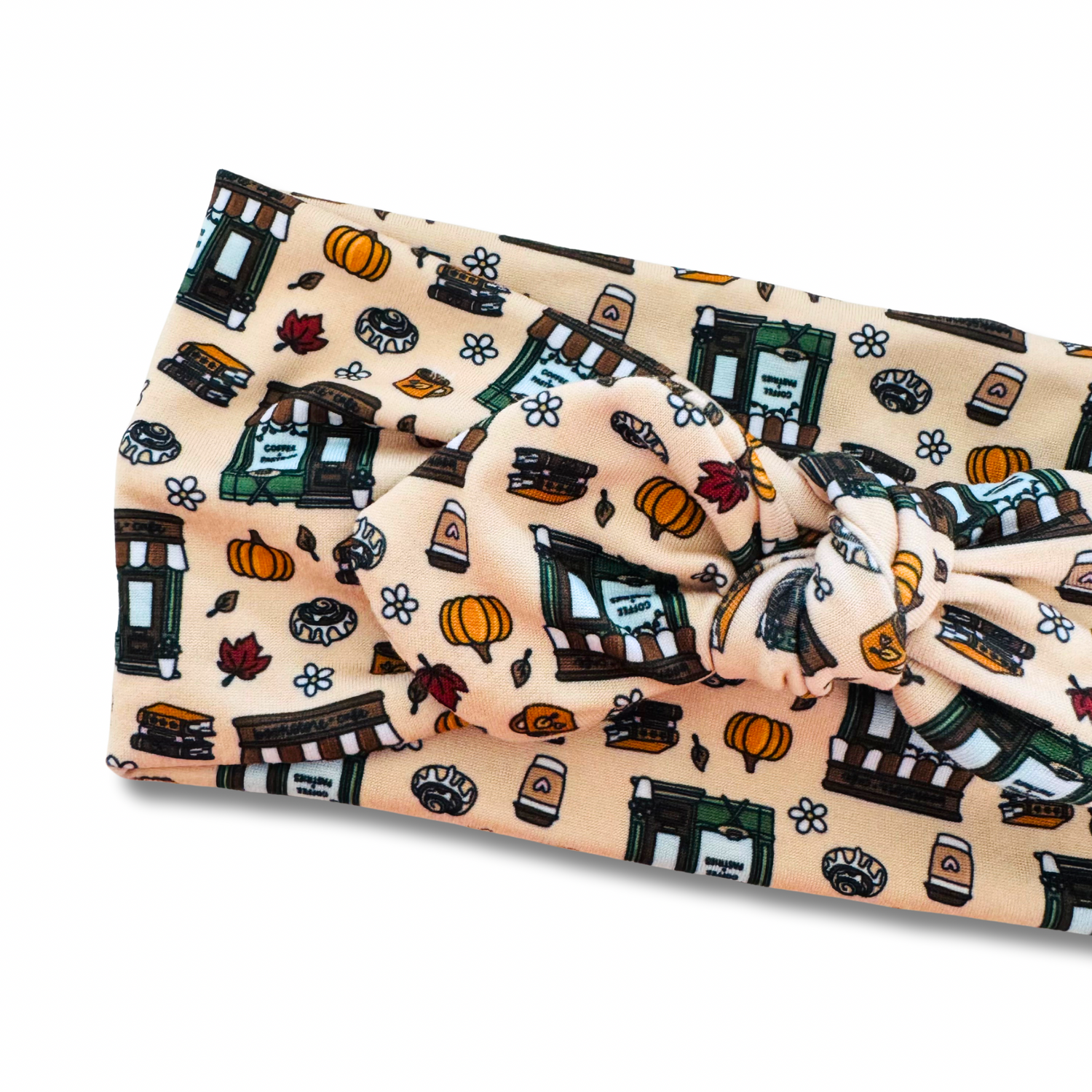 Bookstore Cafe Sweetheart Headband (or removable tie option) Sewing Sweethearts