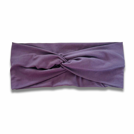Dusty Violet Sweetheart Headband (or removable tie option) Sewing Sweethearts Sweetheart