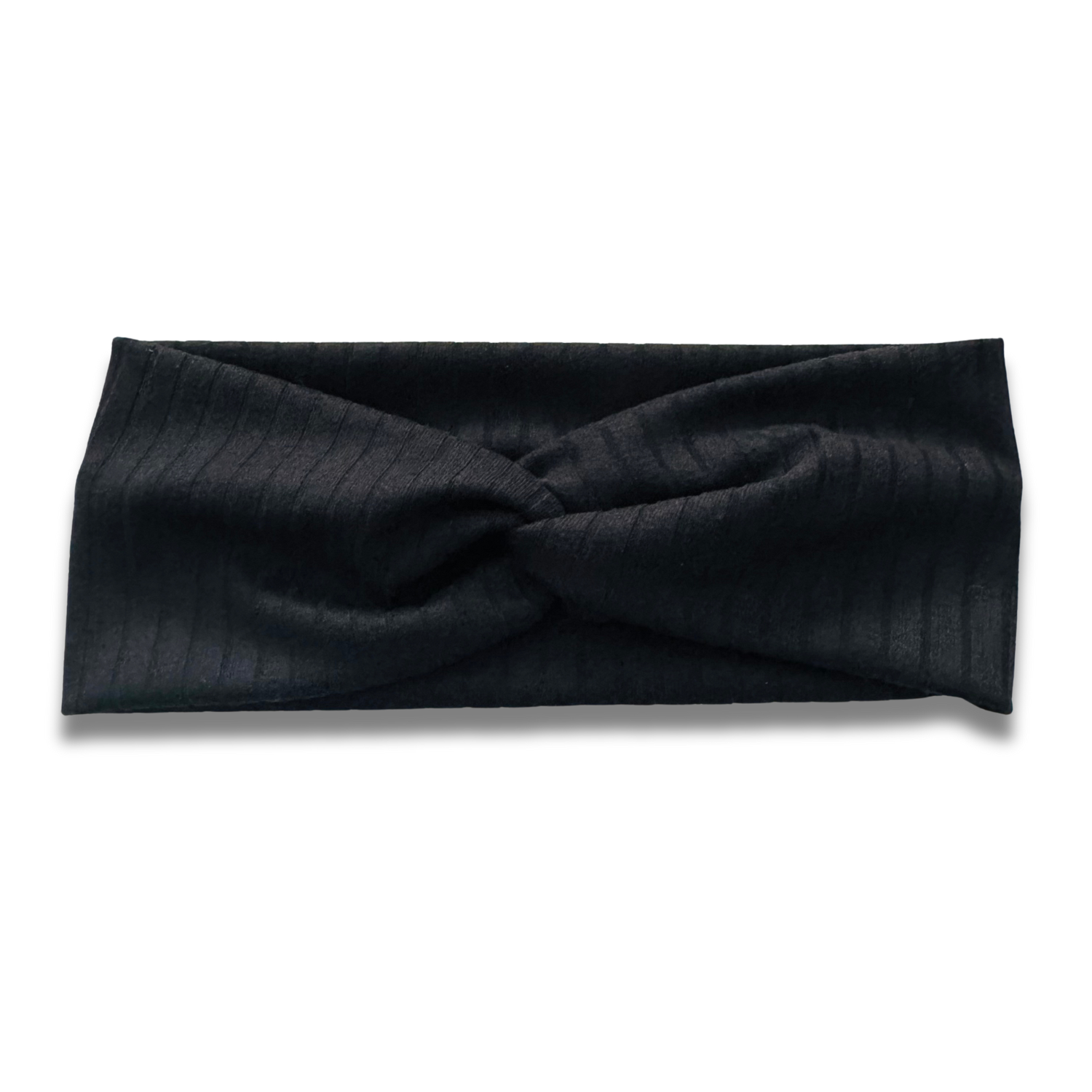 Black Ribbed Sweetheart Headband Sewing Sweethearts