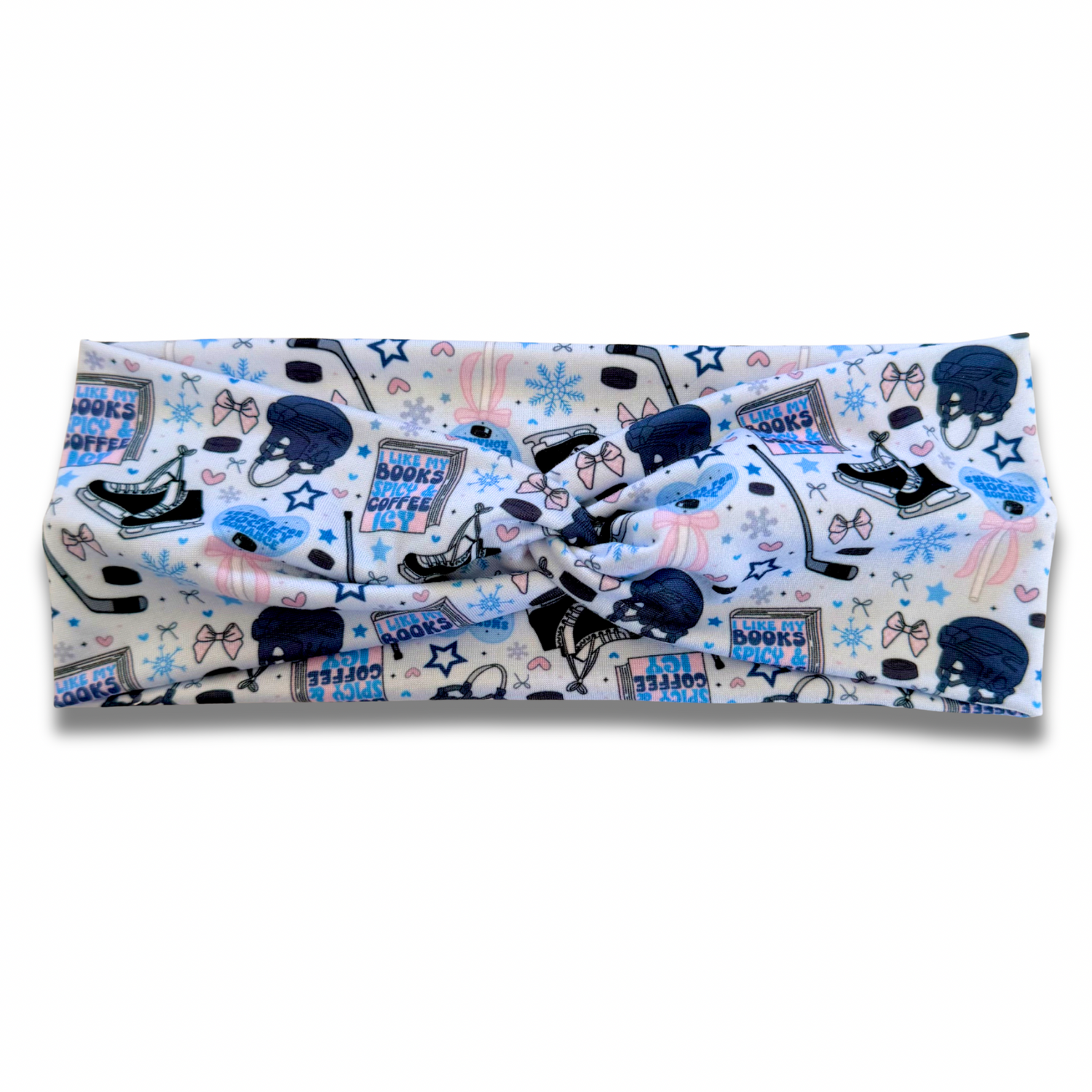 Hockey Romance Sweetheart Headband (or removable tie option) Sewing Sweethearts Sweetheart