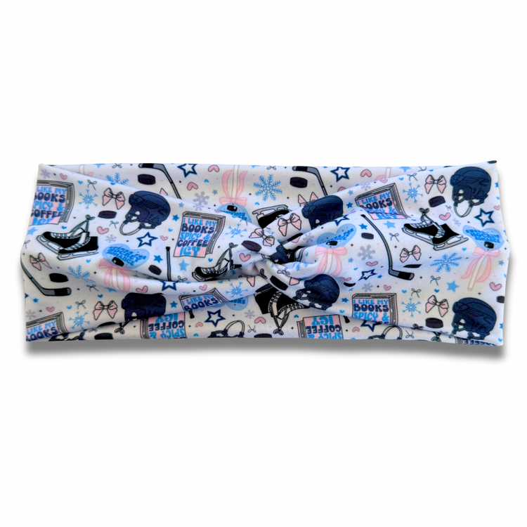 Hockey Romance Sweetheart Headband (or removable tie option) Sewing Sweethearts Sweetheart