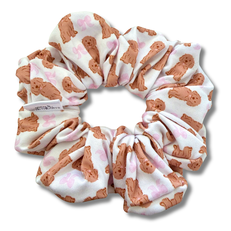 Golden Pups Scrunchie Sewing Sweethearts