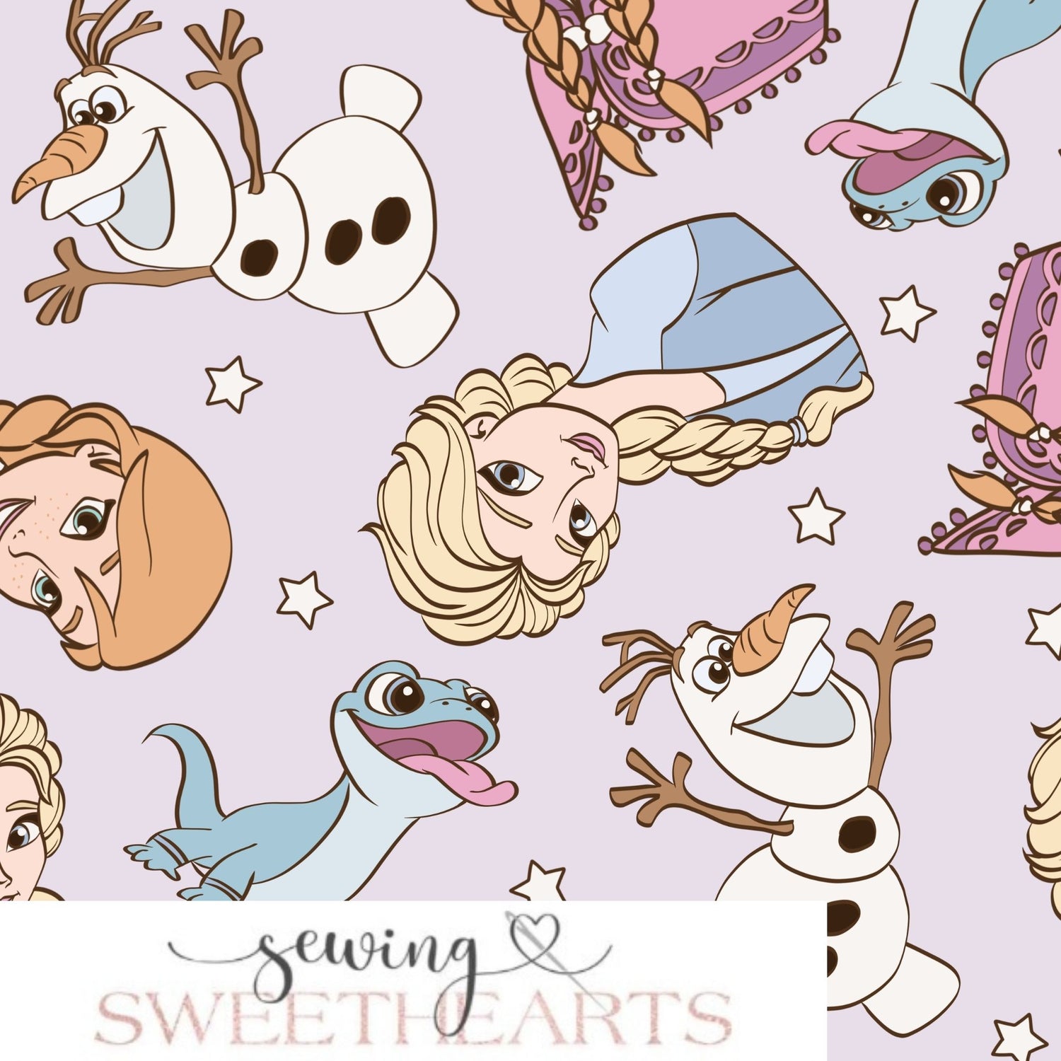Princess Ice Queen Minky Blanket PREORDER (~4 weeks before shipping) Sewing Sweethearts