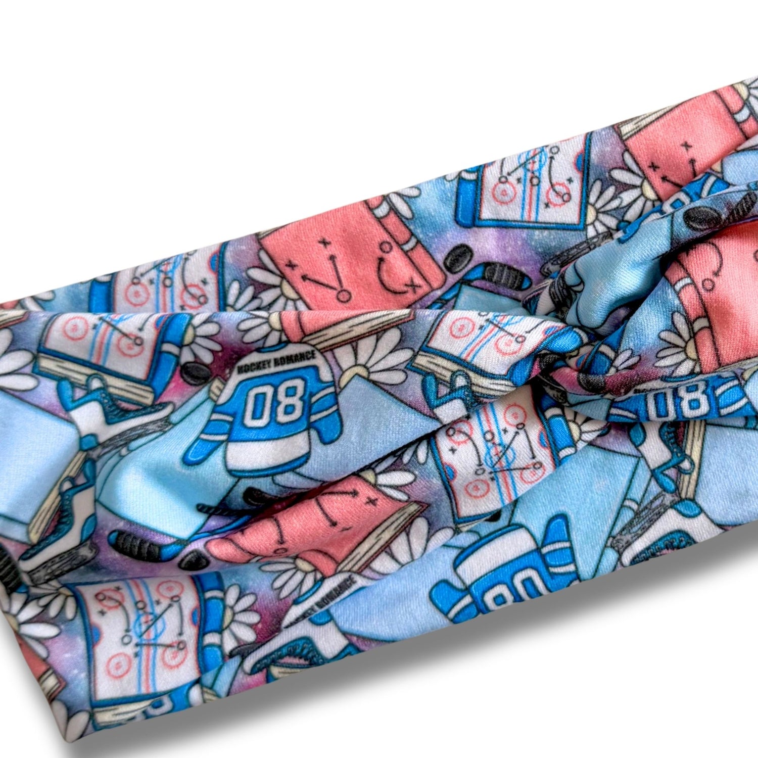 Hockey Romance (v.3) Sweetheart Headband (or removable tie option) Sewing Sweethearts