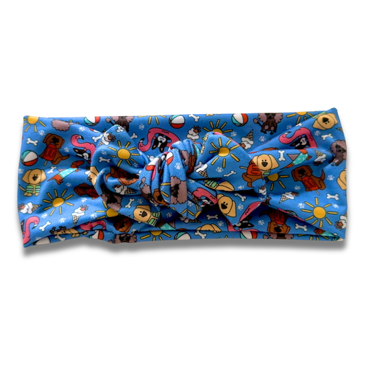 Summer Dogs Sweetie Headband Sewing Sweethearts