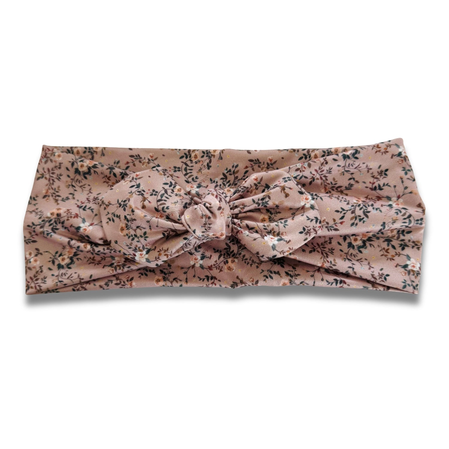 Ditsy Tan Flowers Sweetheart (or removable tie option)  Sewing Sweethearts Sweetheart with removable tie  
