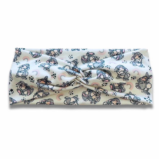 Cuties & Rainbows: Famous Bunny Sweetheart Headband (or removable tie option) Sewing Sweethearts Sweetheart