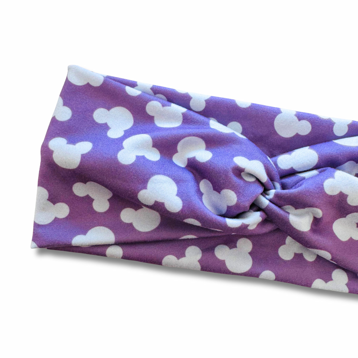 Purple Mouse Sweetheart Headband (or removable tie option) Sewing Sweethearts