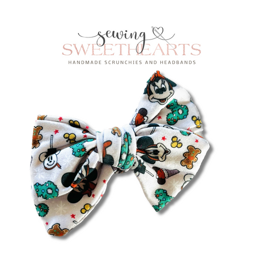 Christmas Mouse Bow  Sewing Sweethearts   