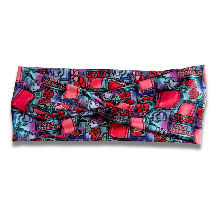 Spicy Book Club Sweetheart Headband (or removable tie option) Sewing Sweethearts Sweetheart