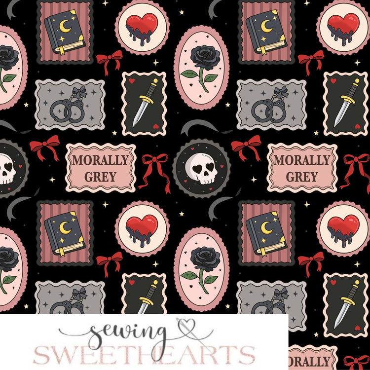 Dark Romance Minky Blanket PREORDER (~4 weeks before shipping) Sewing Sweethearts