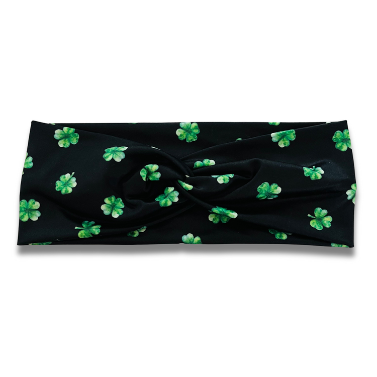 Shamrocks on Black Sweetheart (or removable tie option)  Sewing Sweethearts Sweetheart  