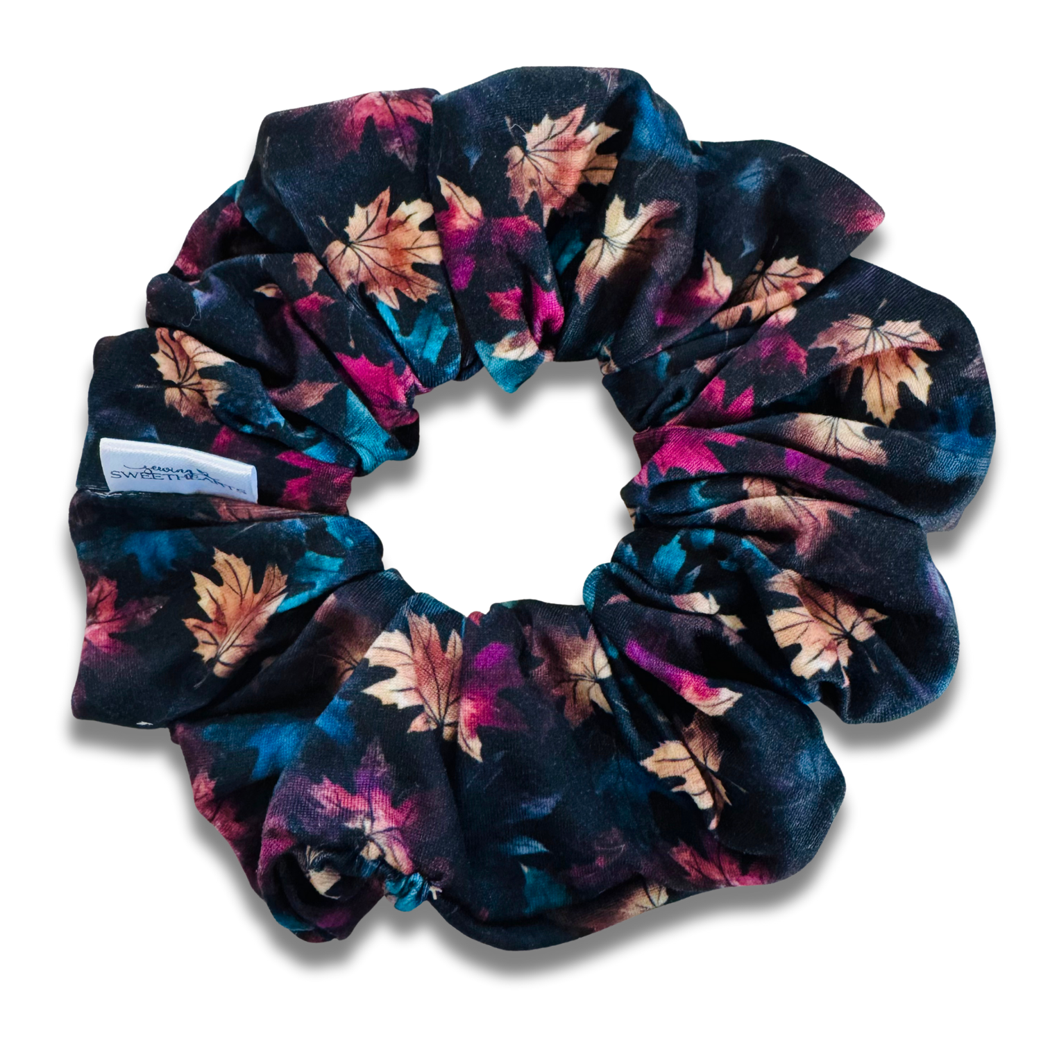 Autumn Leaves Scrunchie Sewing Sweethearts