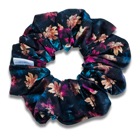 Autumn Leaves Scrunchie Sewing Sweethearts