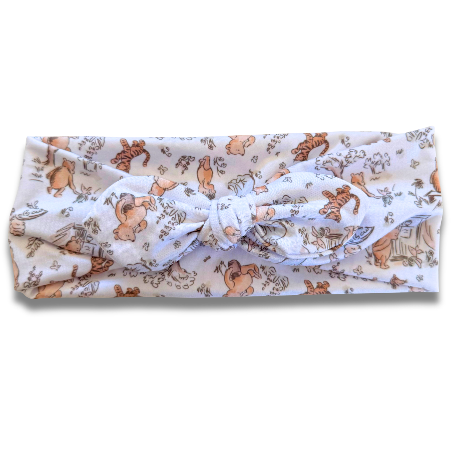 100 Acre Friends Sweetheart Headband (or removable tie option) Sewing Sweethearts Sweetheart with Removable Tie