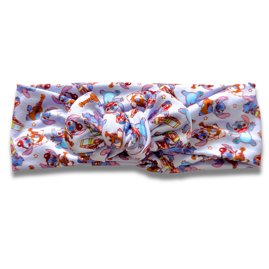 Blue Alien Sweetie Headband Sewing Sweethearts