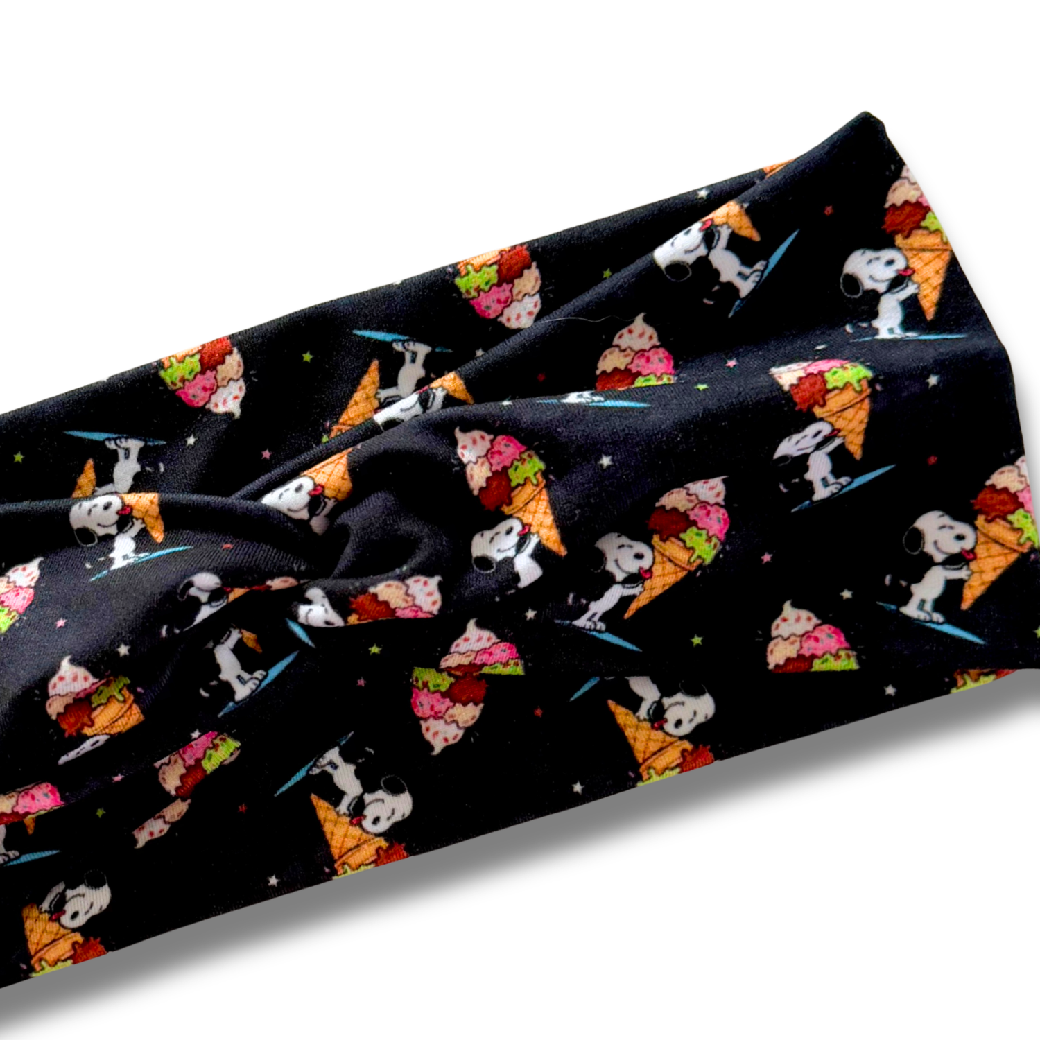Peanuts Ice Cream Sweetheart Headband (or removable tie option) Sewing Sweethearts