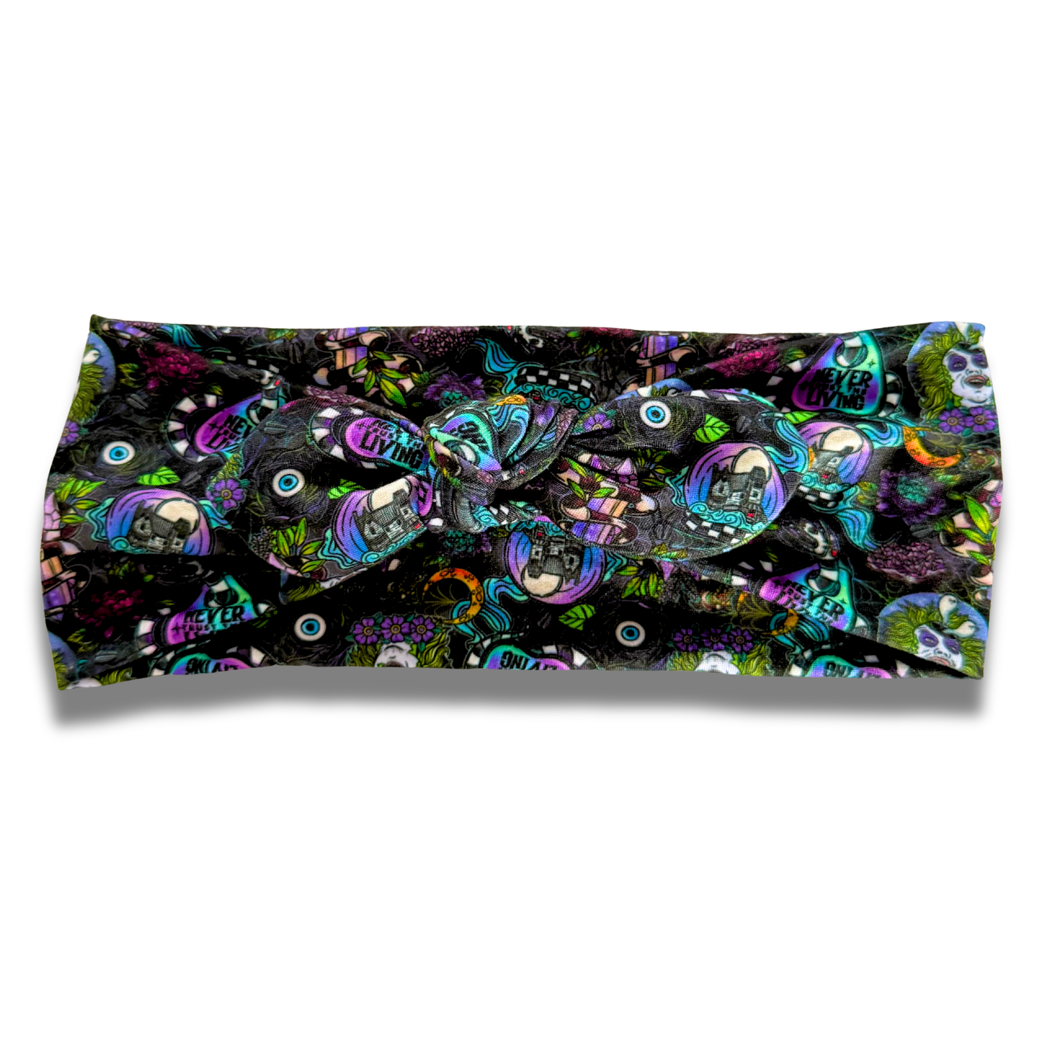 Never Trust The Living Sweetheart Headband (or removable tie option) Sewing Sweethearts Sweetheart with Removable Tie