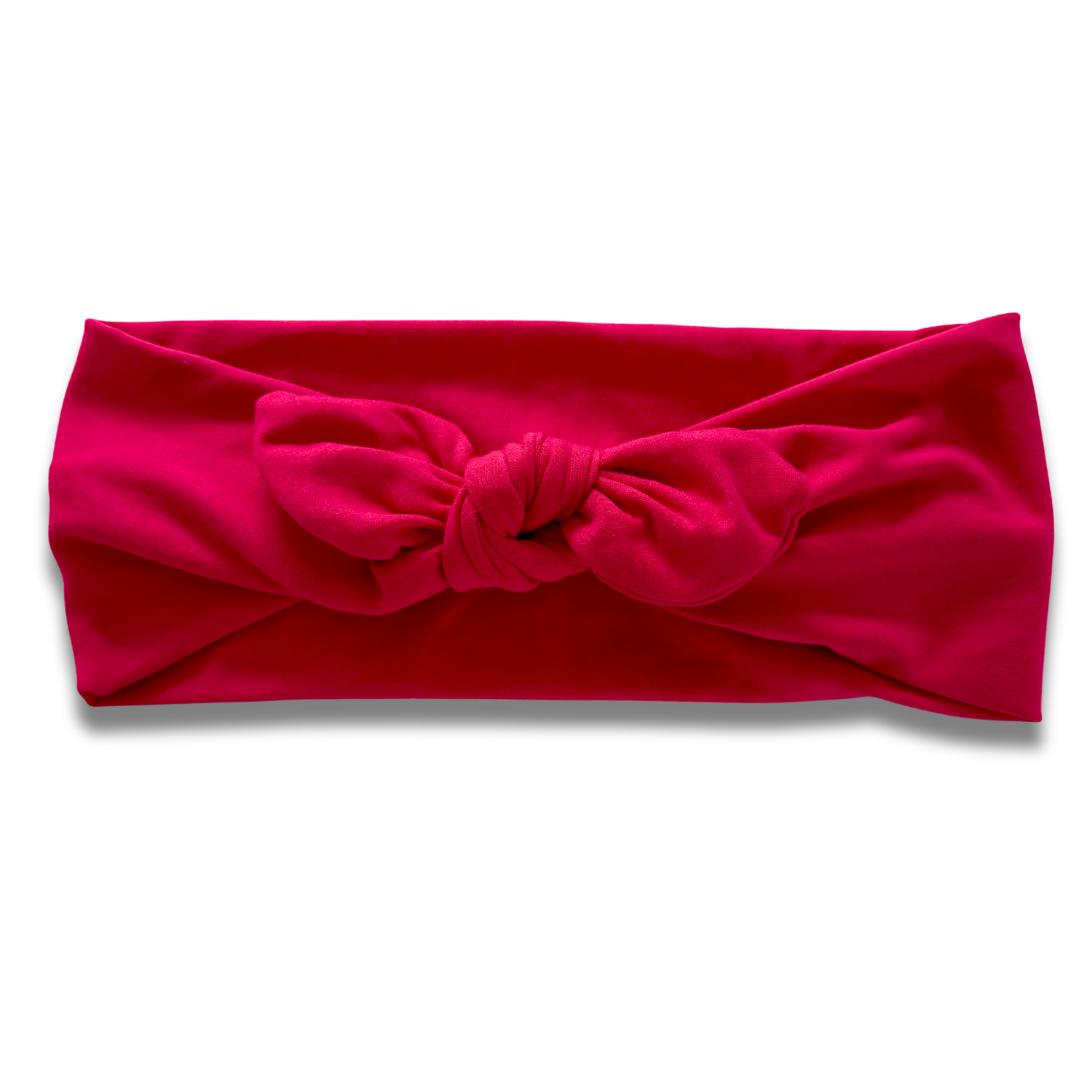 Bright Raspberry Sweetheart Headband (or removable tie option) Sewing Sweethearts Sweetheart with Removable Tie