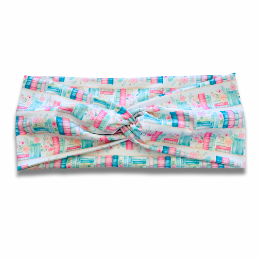 Summer Library Sweetheart Headband (or removable tie option) Sewing Sweethearts Sweetheart