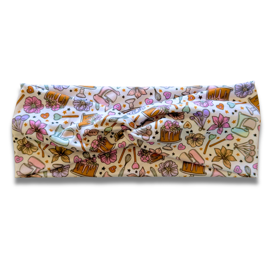 Baking Sweetheart Headband (or removable tie option) Sewing Sweethearts Sweetheart