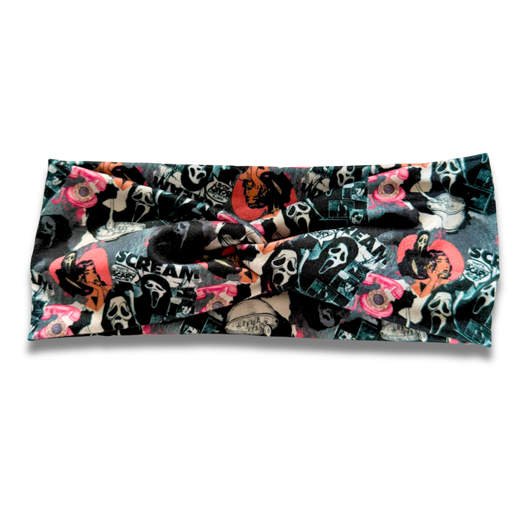 Scream Sweetheart Headband (or removable tie option) Sewing Sweethearts Sweetheart