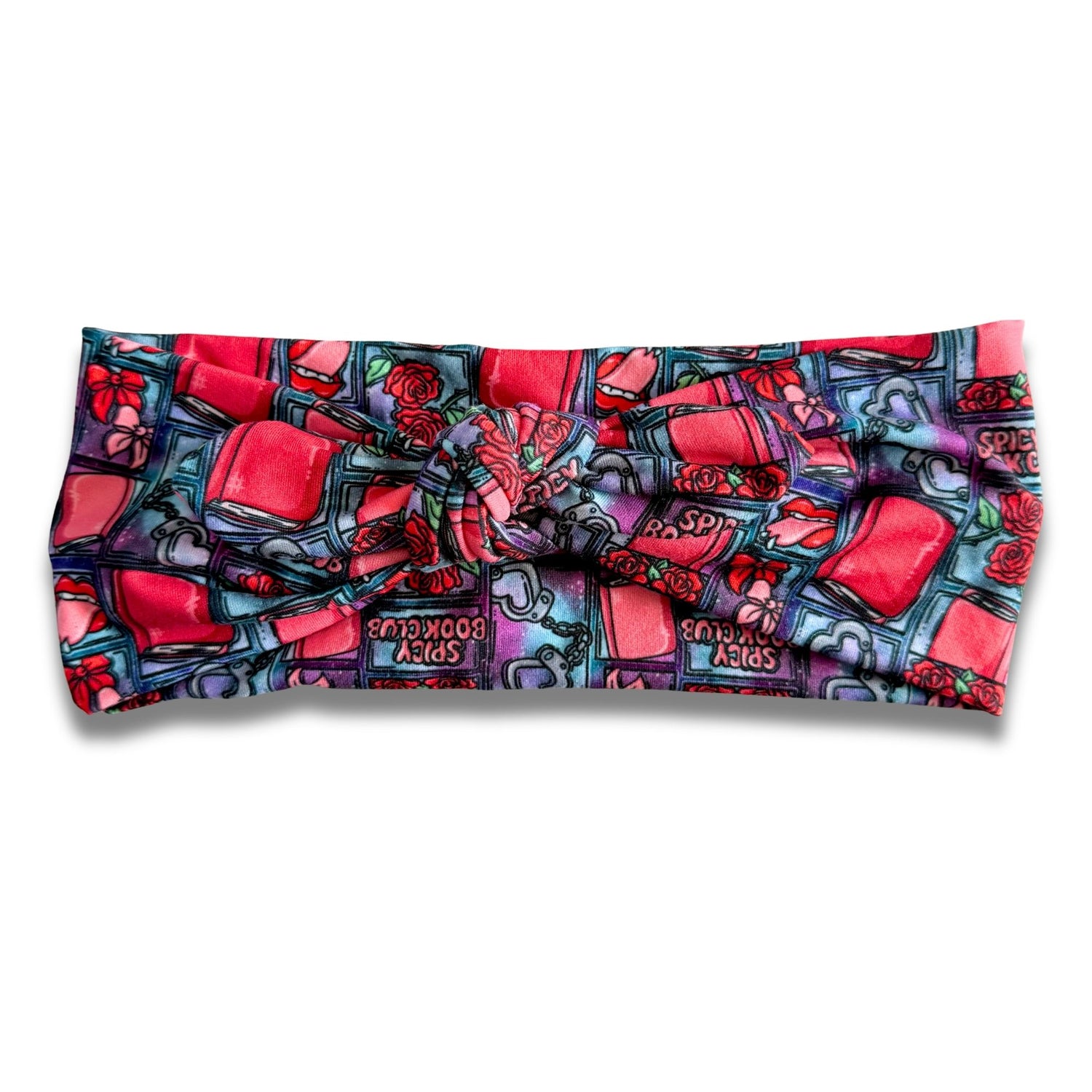 Spicy Book Club Sweetheart Headband (or removable tie option) Sewing Sweethearts Sweetheart with Removable Tie